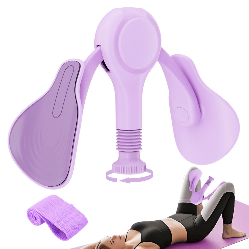 Pelvic Floor Inner Thigh Exerciser for Women and Men Thigh Master Pro Trainer Muscle Strengthening Leg Toner Home Workout Equipment for Glutes Arms