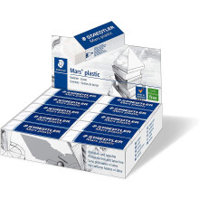 STAEDTLER ?526 50 Mars Eraser, Latex & Phthalate-Free - Medium Size 65x23x13 mm (Pack of 20)