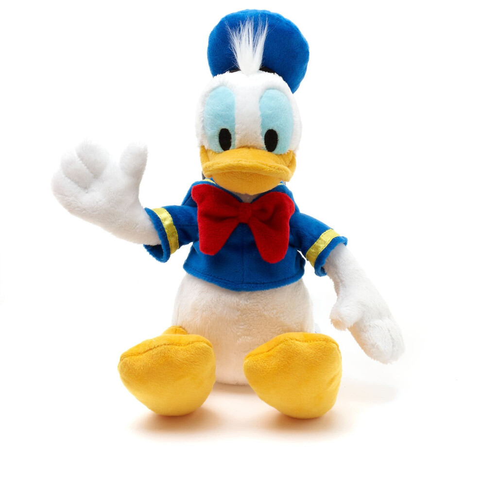 Disney Store Official Donald Duck Small Soft Toy For Kids, 32Cm/12?, Cuddly Character With Soft Feel Finish And Embroidered Details, Classic Sailor's