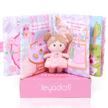 LeyaDoll Interactive Sensory Soft Cloth Book, Educational Crinkle Quiet Activity Busy Book for Babies,Toddler Travel Toy Gift for 1-3 Year Old Boys