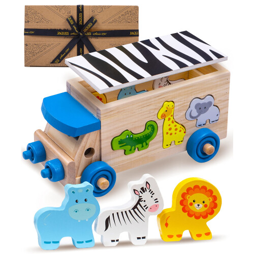 Jaques of London Wooden Shape Sorter for 1 Year Old | Wooden Toys ...