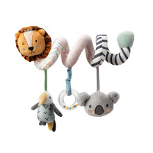 Nuby Animal Adventures Activity Spiral ? Interactive Pram Toy with Sensory Toys | Suitable from Birth