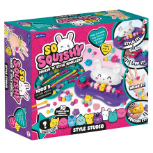 John Adams So Squishy Style Studio: Arts and Craft Squishy Fashion Jewellery Maker, make cute fidget rings, bracelets, necklaces and bag charms, for