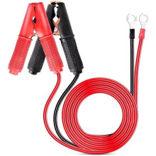 2 Pcs 30A Alligator Clips Alligator Clips 12V 24V Jumper Wire for Car Battery Charger 1m