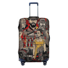 (Django Unchained_7294) Travel Luggage Cover for Suitcases Bag Protector Washable Baggage Case- Fits 18-32 Inch