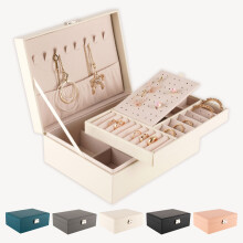 Lockable Jewellery Box Organiser Jewelry Storage Box for Women Girl