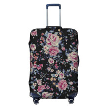 (Floral Pattern_10564) Travel Luggage Cover for Suitcases Bag Protector Washable Baggage Case- Fits 18-32 Inch