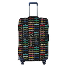 (Evolution Of Ford Trucks F Series 1948 - 2021 F1 F100 F150 _6875) Travel Luggage Cover for Suitcases Bag Protector Washable Baggage Case- Fits 18-32 Inch