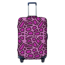 (Kipo Pink Mega Jaguar Spots_4843) Travel Luggage Cover for Suitcases Bag Protector Washable Baggage Case- Fits 18-32 Inch