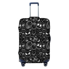 (Nightmare Before Christmas_22047) Travel Luggage Cover for Suitcases Bag Protector Washable Baggage Case- Fits 18-32 Inch