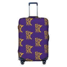(Skol Minnesota - Purple_6272) Travel Luggage Cover for Suitcases Bag Protector Washable Baggage Case- Fits 18-32 Inch