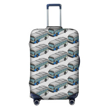 (Vancouver Bus_3755) Travel Luggage Cover for Suitcases Bag Protector Washable Baggage Case- Fits 18-32 Inch