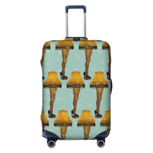 (The Leg Lamp - Blue (A Christmas Story)_5848) Travel Luggage Cover for Suitcases Bag Protector Washable Baggage Case- Fits 18-32 Inch