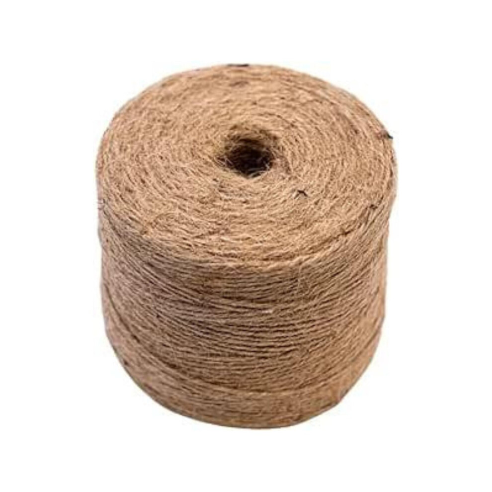 Garden Mile 250m Jute Rope Twine String Perfect For Crafts, Parcels, Gardening Brown String Line Natural Jute Garden Twine Heavy Duty