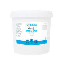 Hexeal Pure Value Epsom Salt 2.5kg – 2.5kg Bucket of Food Grade Magnesium Sulphate
