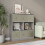 URBN Living (Grey Bookcase, Beige Drawer) Asymmetrical 8 Cube Bookcase Shelf Storage Unit with 6 Fabric Drawer Inserts 4