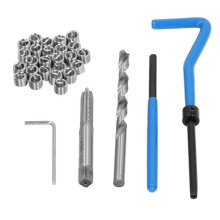 Kit completo de reparación de roscas dañadas M6x1 - Juego de herramientas de reparación de brocas de
