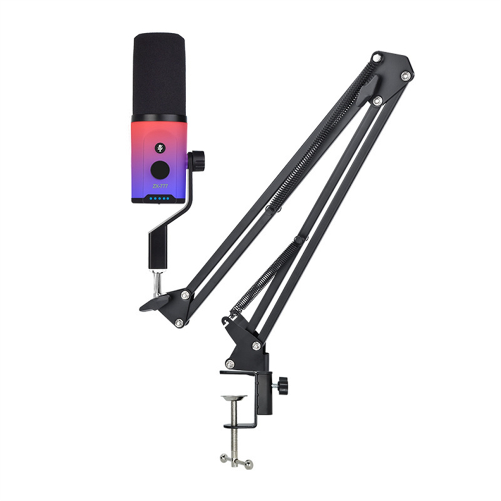 Kit microphone de jeu XLR/USB avec prise casque/RVB/support de bras