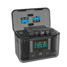Fast Charging Box 0.96 Inch OLED Display Storage Charger Case
