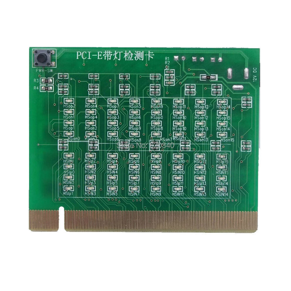 PCI-E 16X 8X PCI Express Slot Tester Card with Light Tester-image-OPC-PHPW85R-NEW