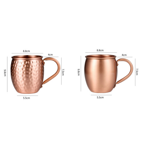 530ML 100% Pure Copper Mug Mug Drum Cup Cocktail Cup, A 1
