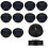 12 Pack Replacement Solar Light Parts Solar Light Replacement Tops 1