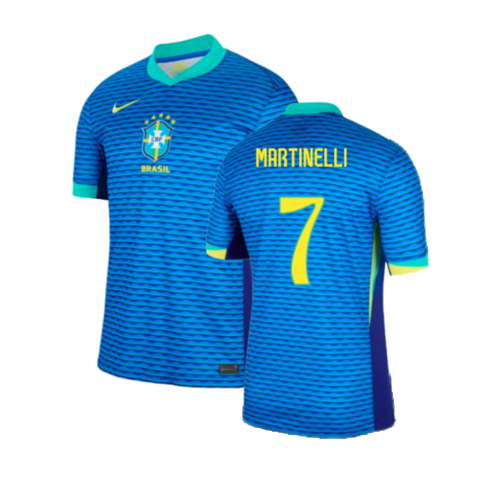 Nike (Xxl) 2024-2025 Brazil Away Shirt (Martinelli 7)