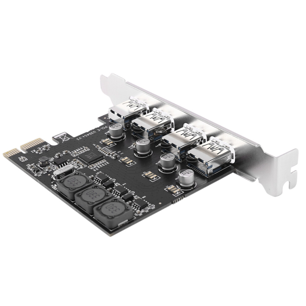 4 Port Usb 3.0 Pci Express Expansion Card Pcie Pci-E Host Controller 4853122529234