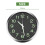 12 Inch Round Large Luminous Wall Clock Glow in the Dark -Silver 7