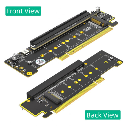 Dual NVMe PCIe Adapter, for M.2 NVMe SSD Adapter 1