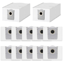 12 stuks stofzak voor X9 Pro Omni/ X9 Pro/ T80 Pro Omni