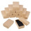 24PCS Kraftpapier Geschenkbox Handgemachte Kartonverpackung Geschenkbox 2