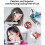 Wireless Bluetooth Headset Hands Free Single Mic for Office/Driving A 6