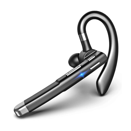 Wireless Bluetooth Headset Hands Free Single Mic for Office/Driving A