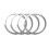 For J11 2014 - 2018 Chrome Car Speaker Ring Sticker 1