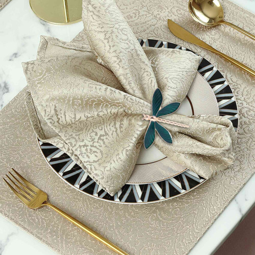 6 Pcs Dragonfly Napkin Ring,Napkin Ring for Wedding,Dining Table 2