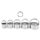 5 Pcs Biscuit Cutter with Handle - Stainless Steel Round Circle Donut 3