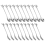 20 Pcs 4.7 Inch Cake Fork,Coffee Spoon,Silver,(10 Spoon + 10 Fork) 1