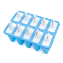 Popsicle Molds 10 Pieces Popsicle Molds Silicone 10 Blue
