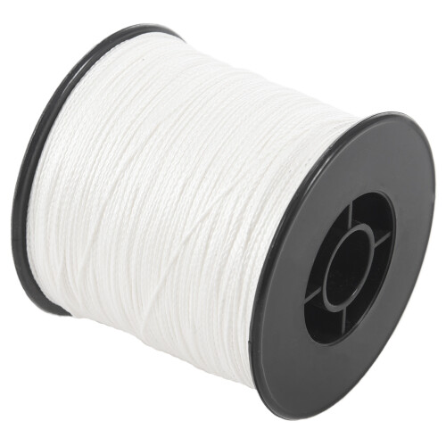 500M 100LB 0.5mm Ισχυρή πλεγμένη πετονιά ψαρέματος PE 4 κλώνων Λευκή 1