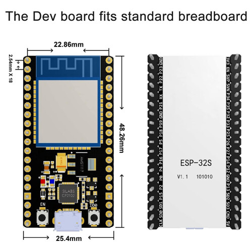ESP32 ESP-32S NodeMCU-32S ESP-WROOM-32 Entwicklungsboard 1