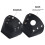 1 Pair Roller Skate Toe Caps PU Leather Skate Toe Guards Black 3
