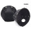 1 Pair Roller Skate Toe Caps PU Leather Skate Toe Guards Black 2