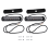 LED Emergency Strobe Lights, Amber 6 LED Strobe Flashing Light 2 Pack 3