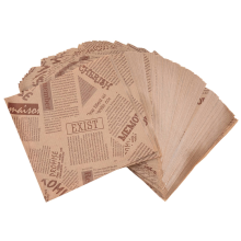 100pcs 12x12cm Bags Oilproof Bread Craft Bakery Food Packing Kraft
