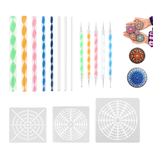 16 Pcs Mandala Dotting Tools for Painting Rocks Mandala Stencils Kit