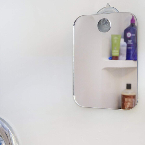 Miroir de voyage avec ventouse et miroir de rasage portable 2