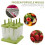 6 Pack Reusable Ice Cream DIY Molds Holders with Tray and Sticks 5