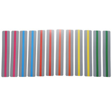12 tiras de lectura guiada, marcadores de colores