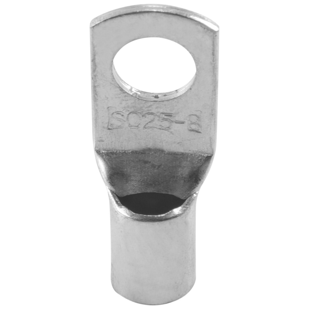 10 Copper Tube 25Mm X 8Mm Lug Cable Welding Crimp Terminal Ring 4851013647685